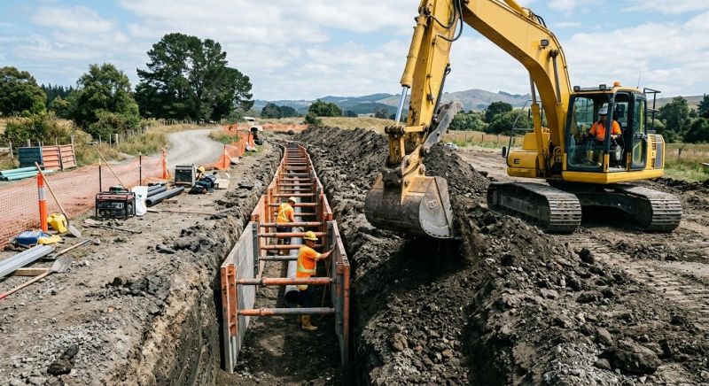 Backhoe Trenching in Houston, TX