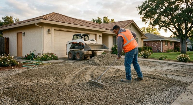 Gravel Pouring in Waldorf, MD