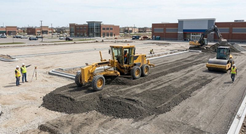 Parking Lot Gravel Repair in Cumming, GA