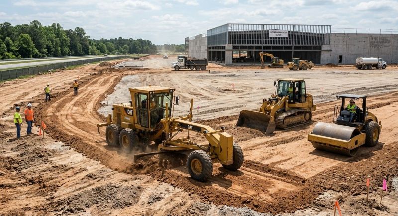 Parking Lot Leveling in Suwanee, GA
