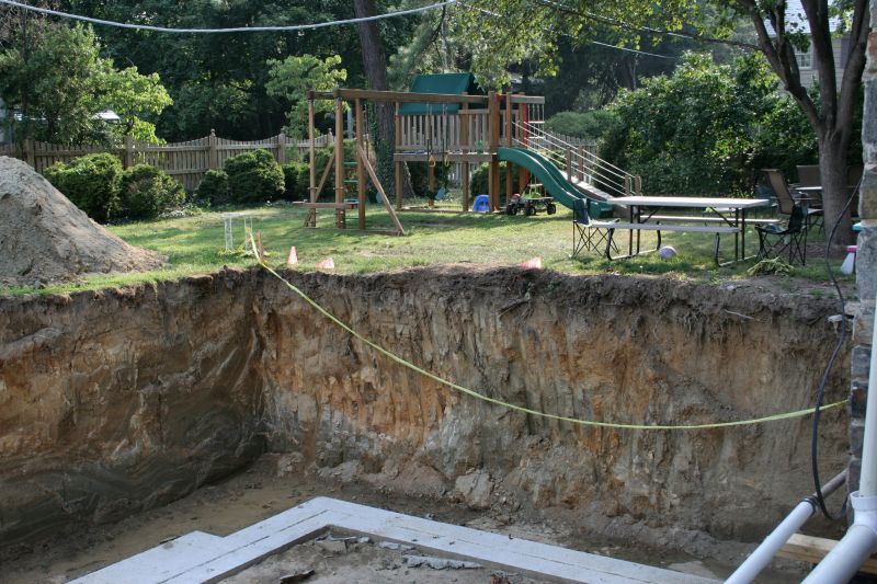 Pool Site Groundwork