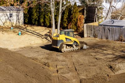 Equipment for lawn grading